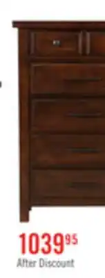 The Brick Sonoma Bedroom Chest of Drawers, 6-Drawer, 38W x 54H - Mango Brown offer