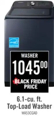 The Brick Samsung 6.1 Cu. Ft. Top-Load Washer - Navy - WA53CG7155ADA4 offer