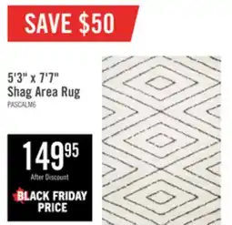 The Brick Pascal Multi-Colour Shag Area Rug - 5'3 x 7'7 offer