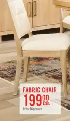 The Brick Aspen Dining Chair with Fabric Seat & Back - Natural offer