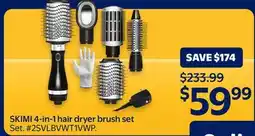Walmart SKIMI 4-in-1 hair dryer brush set offer