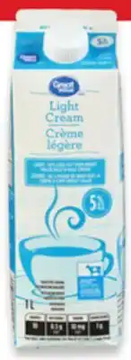 Walmart Great Value Cream offer
