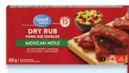 Walmart Great Value fully cooked pork rib singles offer