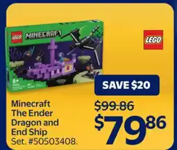 Walmart Minecraft The Ender Dragon and End Ship offer
