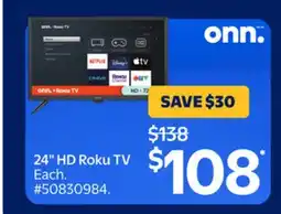 Walmart 24 HD Roku TV offer