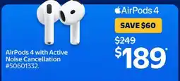 Walmart AirPods 4 with Active Noise Cancellation offer