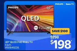 Walmart 40 QLED FHD Roku TV offer