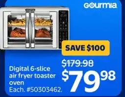 Walmart Digital 6-slice air fryer toaster oven offer