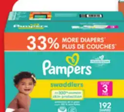 Walmart Pampers Swaddlers ultra value pack diapers offer