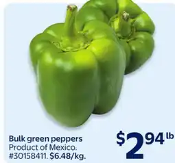 Walmart Bulk Green Peppers offer