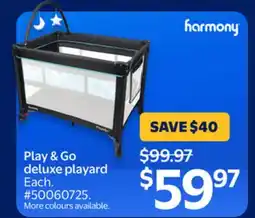 Walmart Play & Go deluxe playard offer