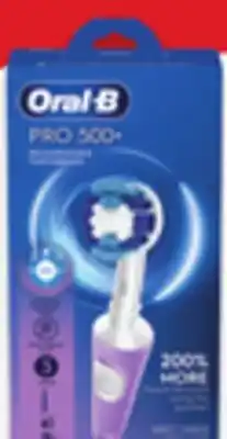 Walmart Oral-B Pro 500+ licensed electric toothbrush offer