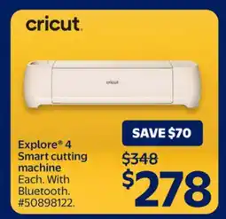 Walmart Explore 4 Smart cutting machine Each. With Bluetooth offer