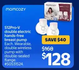 Walmart S12Pro-V double electric hands-free breast pump offer