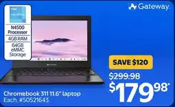 Walmart Chromebook 311 11.6 laptop offer