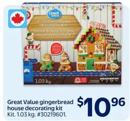Walmart Great Value gingerbread house decorating kit offer
