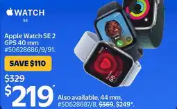 Walmart Apple Watch SE 2 GPS 40 mm offer