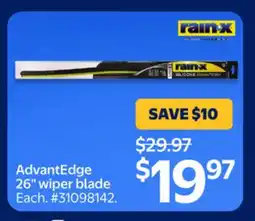 Walmart AdvantEdge 26 wiper blade offer