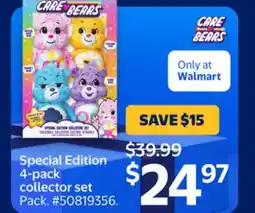 Walmart Special Edition 4-pack collector set offer