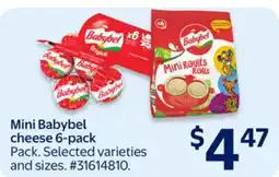 Walmart Mini Babybel cheese 6-pack offer
