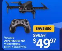 Walmart Voyage Aeronautics HD video drone offer