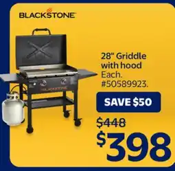 Walmart 28 Griddle with hood offer