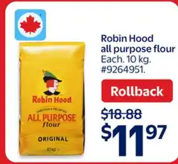 Walmart Robin Hood all purpose flour offer