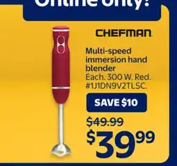 Walmart Multi-speed immersion hand blender offer