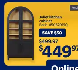 Walmart Juliet kitchen cabinet offer