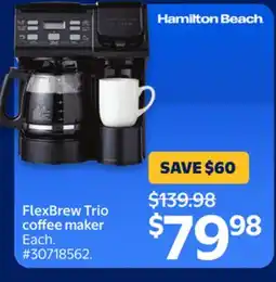 Walmart FlexBrew Trio coffee maker offer