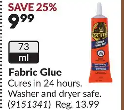 Princess Auto Fabric Glue offer
