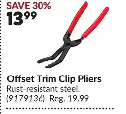 Princess Auto Offset Trim Clip Pliers offer