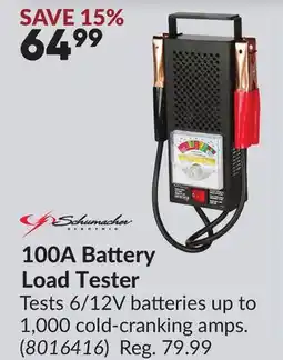 Princess Auto 100A Battery Load Tester offer