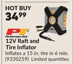 Princess Auto 12V Raftand Tire Inflator offer