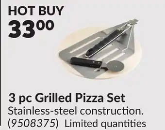 Princess Auto 3 pc Grilled Pizza Set offer