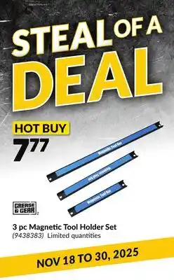 Princess Auto 3 pc Magnetic Tool Holder Set offer