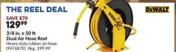 Princess Auto 3/8 in. x 50 Dual Air Hose Reel offer