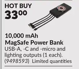Princess Auto 10,000 mAh MagSafe Power Bank offer