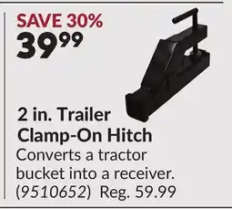 Princess Auto 2 in. Trailer Clamp-On Hitch offer