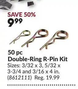 Princess Auto 50 pc Double-Ring R-Pin Kit offer