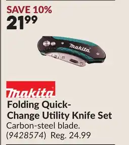 Princess Auto Folding Quick-Change Utility Knife Set offer