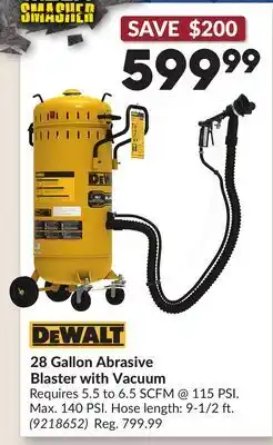 Princess Auto 28 Gallon Abrasive Blaster with Vacuum offer