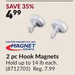 Princess Auto 2 pc Hook Magnets offer