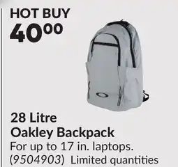 Princess Auto 28 Litre Oakley Backpack offer