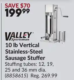 Princess Auto 10 lb Vertical Stainless-Steel Sausage Stuffer offer