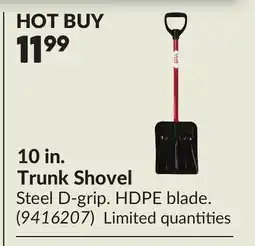 Princess Auto 10 in. Trunk Shovel offer