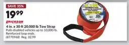 Princess Auto 4 in. x 30 ft20,000 lb Tow Strap offer