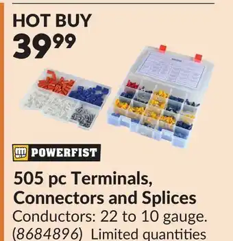 Princess Auto 505 pc Terminals, Connectors and Splices offer