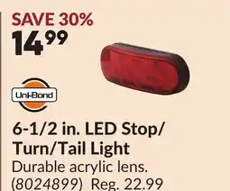 Princess Auto 6-1/2 in. LED Stop/Turn/Tail Light offer