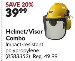 Princess Auto Helmet/Visor Combo offer